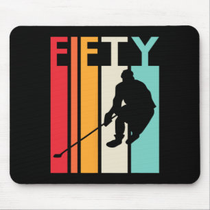 50. Geburtstag Geschenk Vintag Hockey 50 Jahre alt Mousepad