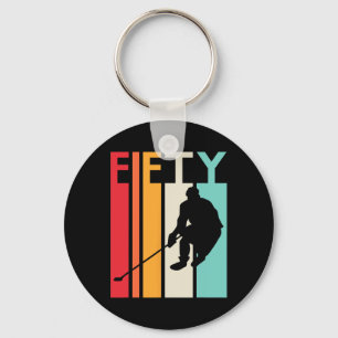 50. Geburtstag Geschenk Vintag Hockey 50 Jahre alt Schlüsselanhänger
