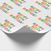 50. Geburtstag Geschenkpapier (Ecke)