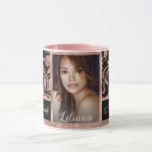 50. Geburtstag Golddamast der 50. Rose Tasse (Zentrum)