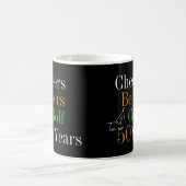 50. Geburtstag Golf Cheers Beers Kaffeetasse (Mittel)