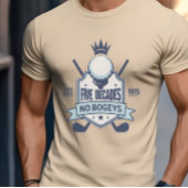 50. Geburtstag Golf Themed No Bogeys T-Shirt