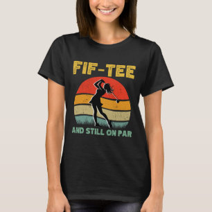 50. Geburtstag Golf Women's Design Retro 50 Jahre T-Shirt