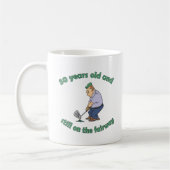 50. Geburtstag Golfer Gag Geschenk Kaffeetasse (Links)