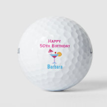 50. Geburtstag Golfer Niedlich Pink Martini