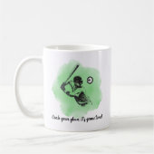 50. Geburtstag Herren Baseball-Schlagmann Kaffeetasse (Links)