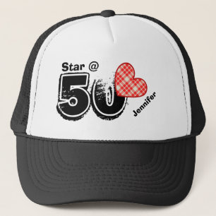 50. Geburtstag Ich bin ein Star Benutzerdefinierte Truckerkappe