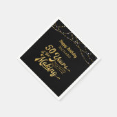 50. Geburtstag im MAKING Happy Birthday Serviette (Ecke)