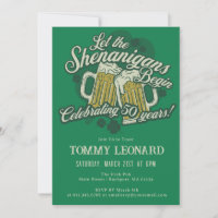 50. Geburtstag Irish St.Patrick's Day Beer