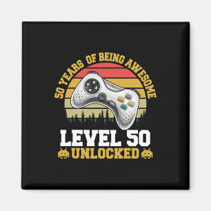 50. Geburtstag Jahre Phantastischer Videospieler e Magnet