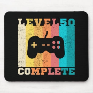 50. Geburtstag / Jubiläum Level 50 erreicht Mousepad