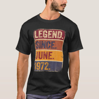 50. Geburtstag Juni Geboren 50 Jahre Legende seit  T-Shirt