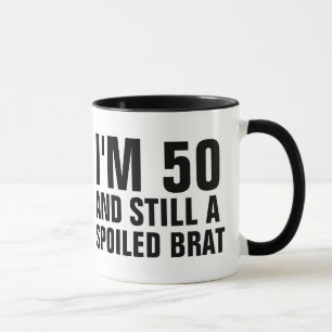 50. GEBURTSTAG, KAFFEE MUGS, BRAT TASSE