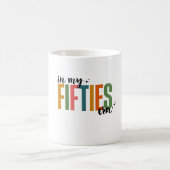 50. Geburtstag Kaffeetasse (Mittel)