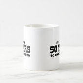 50. Geburtstag Kaffeetasse (Mittel)
