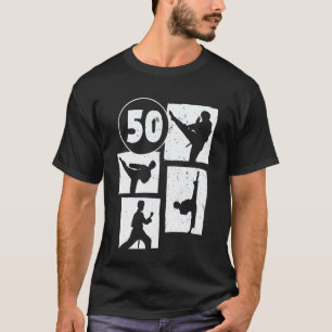 50. Geburtstag Karate Taekwondo 50 Jahre alter Man T-Shirt
