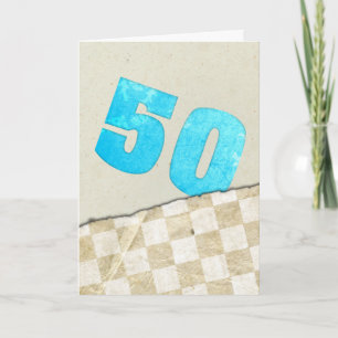 50. Geburtstag Karte