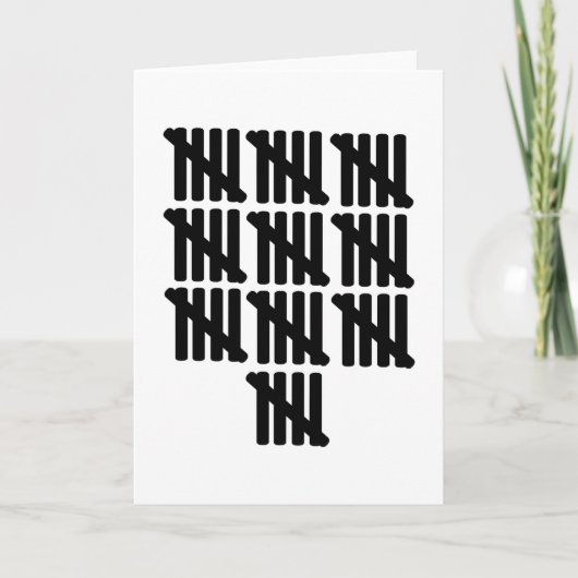 50. Geburtstag Karte (Vorderseite)