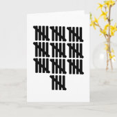 50. Geburtstag Karte (Gelbe Blume)