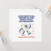 50. Geburtstag Karte (Vorderseite/Rückseite Beispiel)