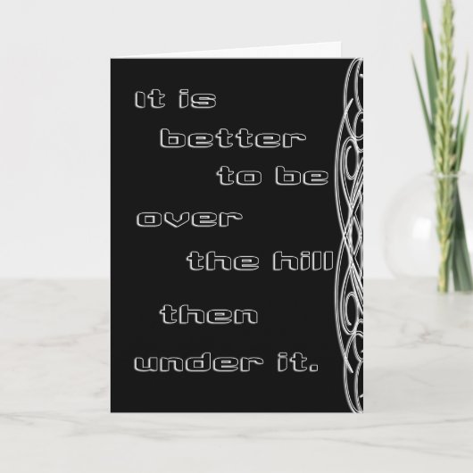 50. Geburtstag Karte (Vorderseite)