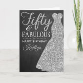 50. Geburtstag Karte (Vorderseite)