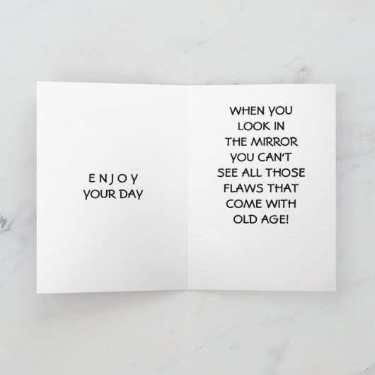 50. GEBURTSTAG KARTE (Innenseite)