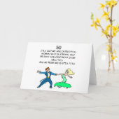 50. Geburtstag Karte (Gelbe Blume)