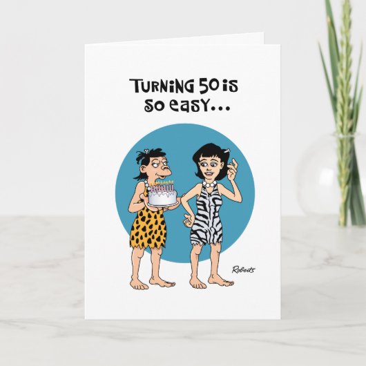 50. Geburtstag Karte (Vorderseite)