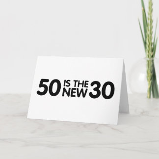 50. Geburtstag Karte