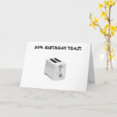 50. GEBURTSTAG KARTE (Gelbe Blume)