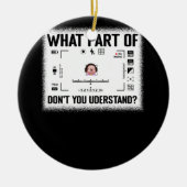 50. Geburtstag Keramik Ornament (Vorne)