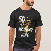 50. Geburtstag King Personalize T-Shirt (Vorderseite)
