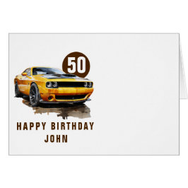 50. Geburtstag klassisches amerikanisches Muskelau