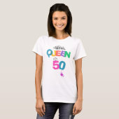 50. Geburtstag Königin Shirt (Vorne ganz)