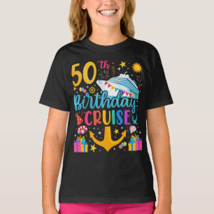 50. Geburtstag Kreuzfahrt B-Day Party Girl T-Shirt