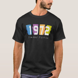 50. Geburtstag Ladys Gents 50 Jahre Vintag 1972 T-Shirt