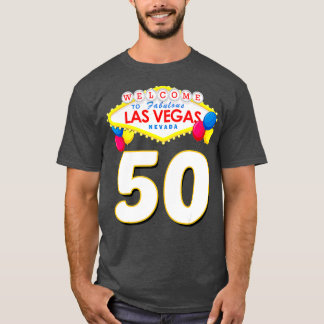 50. Geburtstag Las Vegas Fabulous 50 Jahre alt T-Shirt