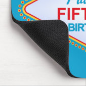 50. Geburtstag Las Vegass Mousepad (Ecke)