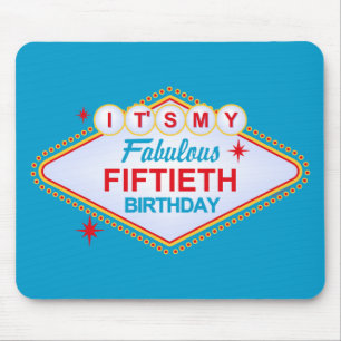 50. Geburtstag Las Vegass Mousepad