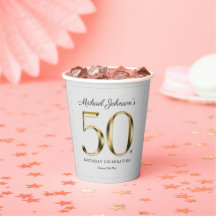 50. Geburtstag leicht Grau Solid Gold Text Klasse