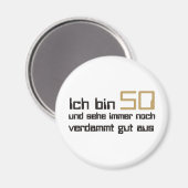 50. Geburtstag Magnet (Vorderseite/Rückseite)