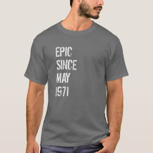 50. Geburtstag Männer Frauen Geboren Mai 1971 T-Shirt