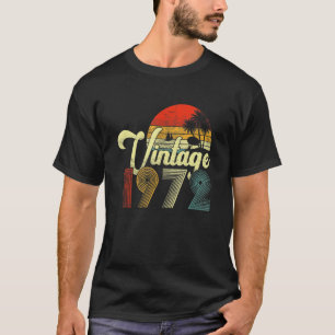 50. Geburtstag Männer Frauen Vintag 1972 50 Jahre T-Shirt