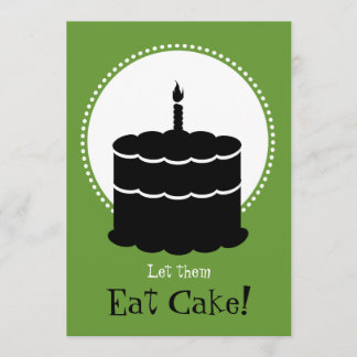 50. Geburtstag - Margarita vs. Kuchen Einladung