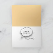 50. Geburtstag Meerkat Tragen eines Sombrero Karte (Innenseite)