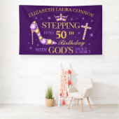 50. Geburtstag, meine Damen, christlich Banner (Insitu)