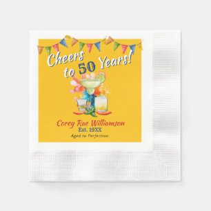 50. Geburtstag mexikanische Fiesta jubelt bis 50 J Serviette
