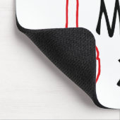 50. Geburtstag Mittelfinger-Gruß Mousepad (Ecke)