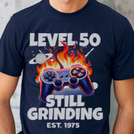 50. Geburtstag Modern Game Controller Geburtstag T-Shirt